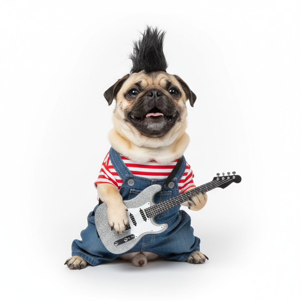 Dog Guitar Costume 1