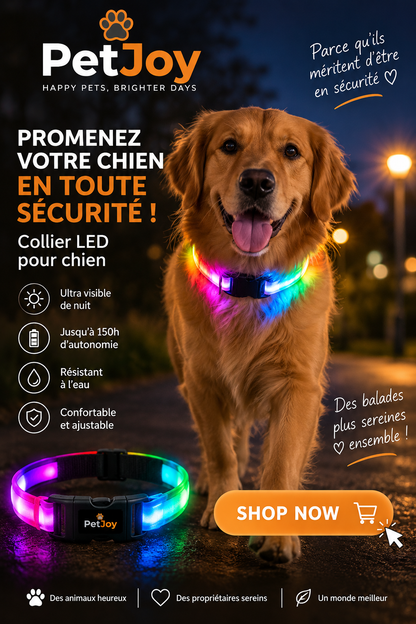 LED Light Up Dog Collar