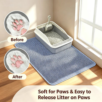 Cat Litter Mat – Double Layer Anti-Slip & Waterproof