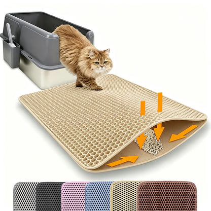 Cat Litter Mat – Double Layer Anti-Slip & Waterproof